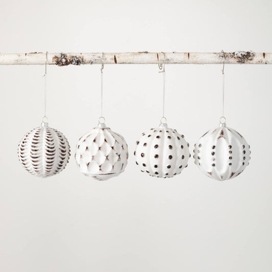 Black+White Ball Ornaments