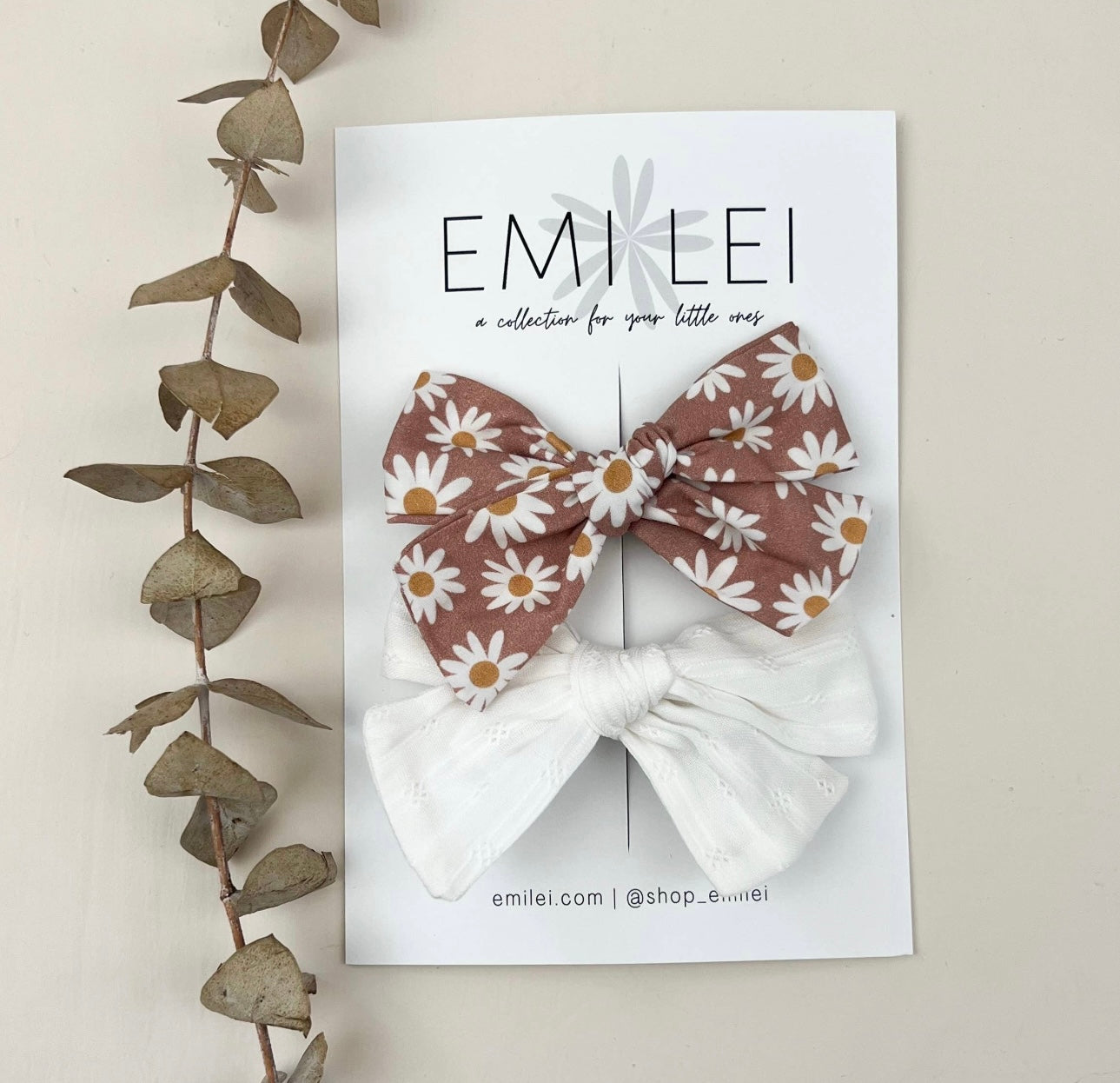 Alligator Clip Bow Set