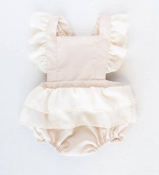 Mari Ruffle Peplum Bubble Romper