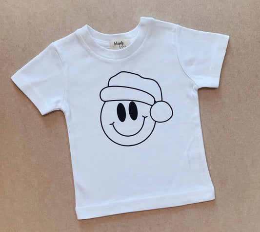 Retro Holiday Smiley Tee