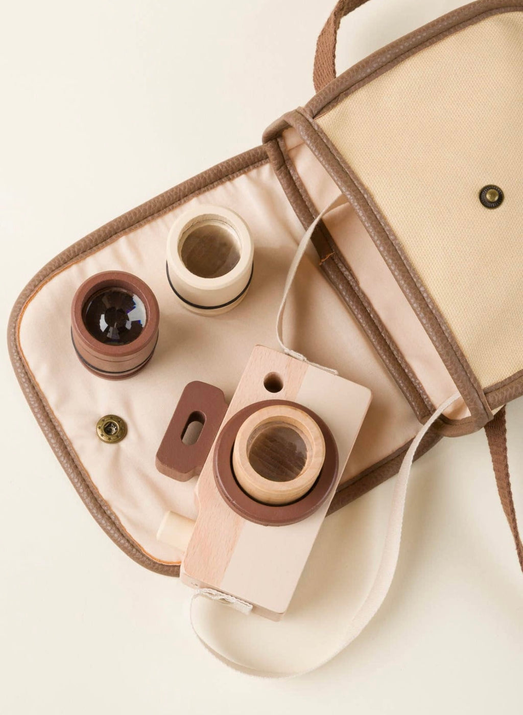 Wooden Camera with Bag