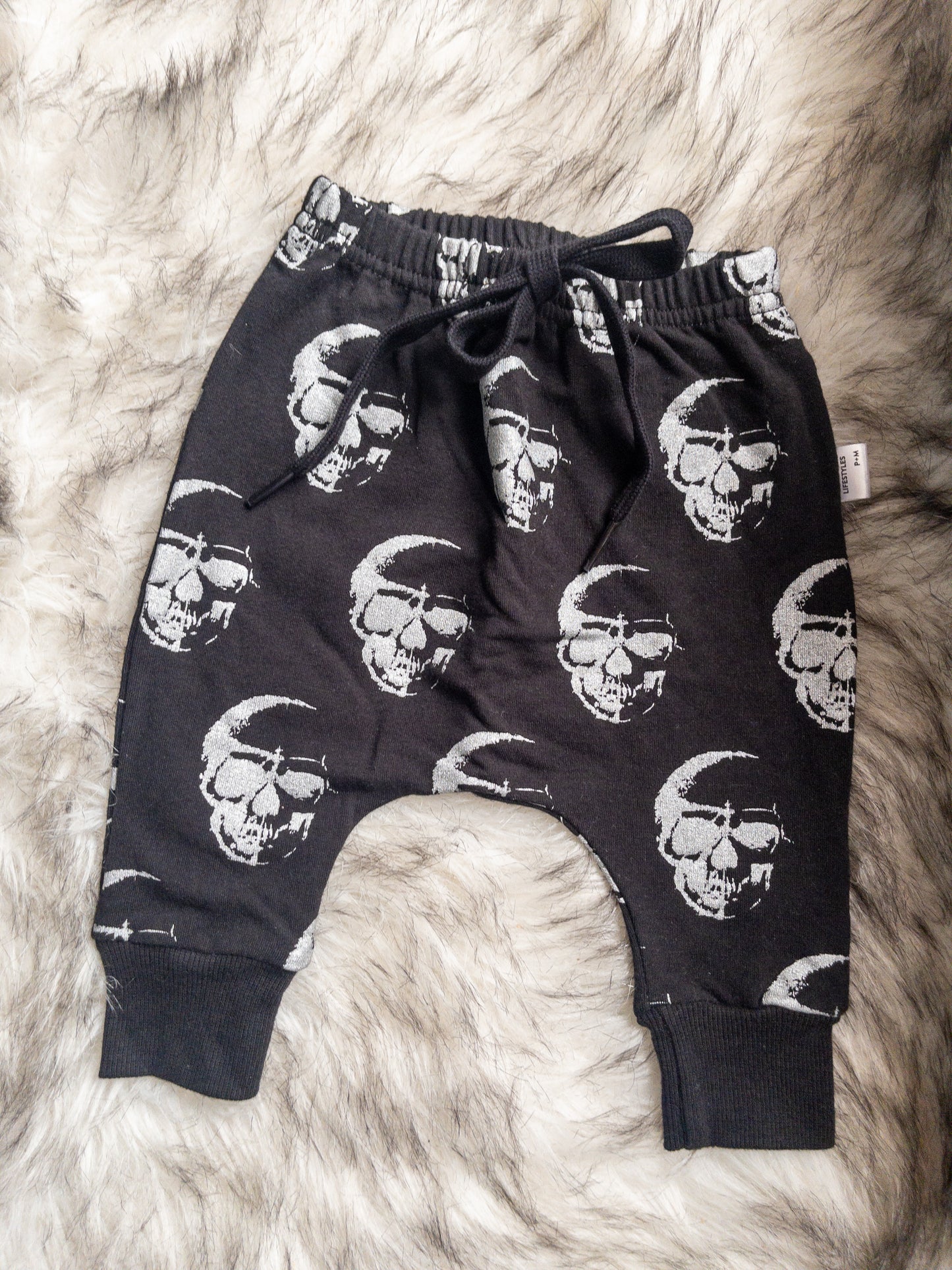 Black Skull Joggers