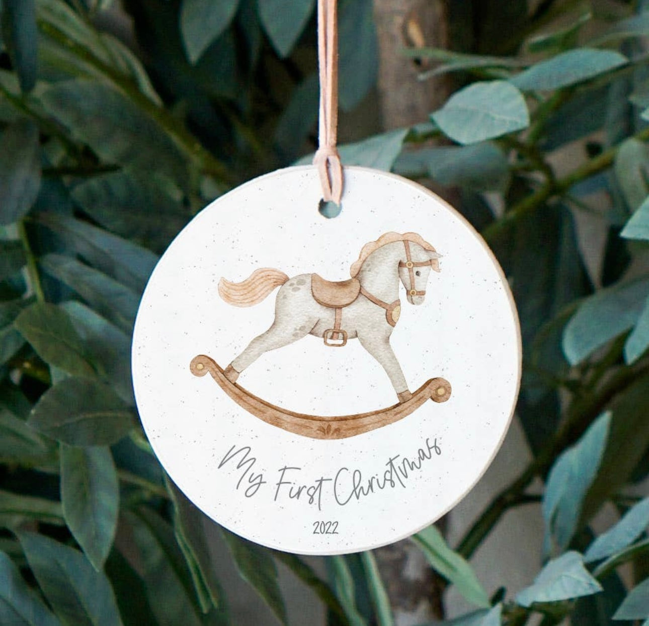 Baby’s First Christmas Horse Ornament