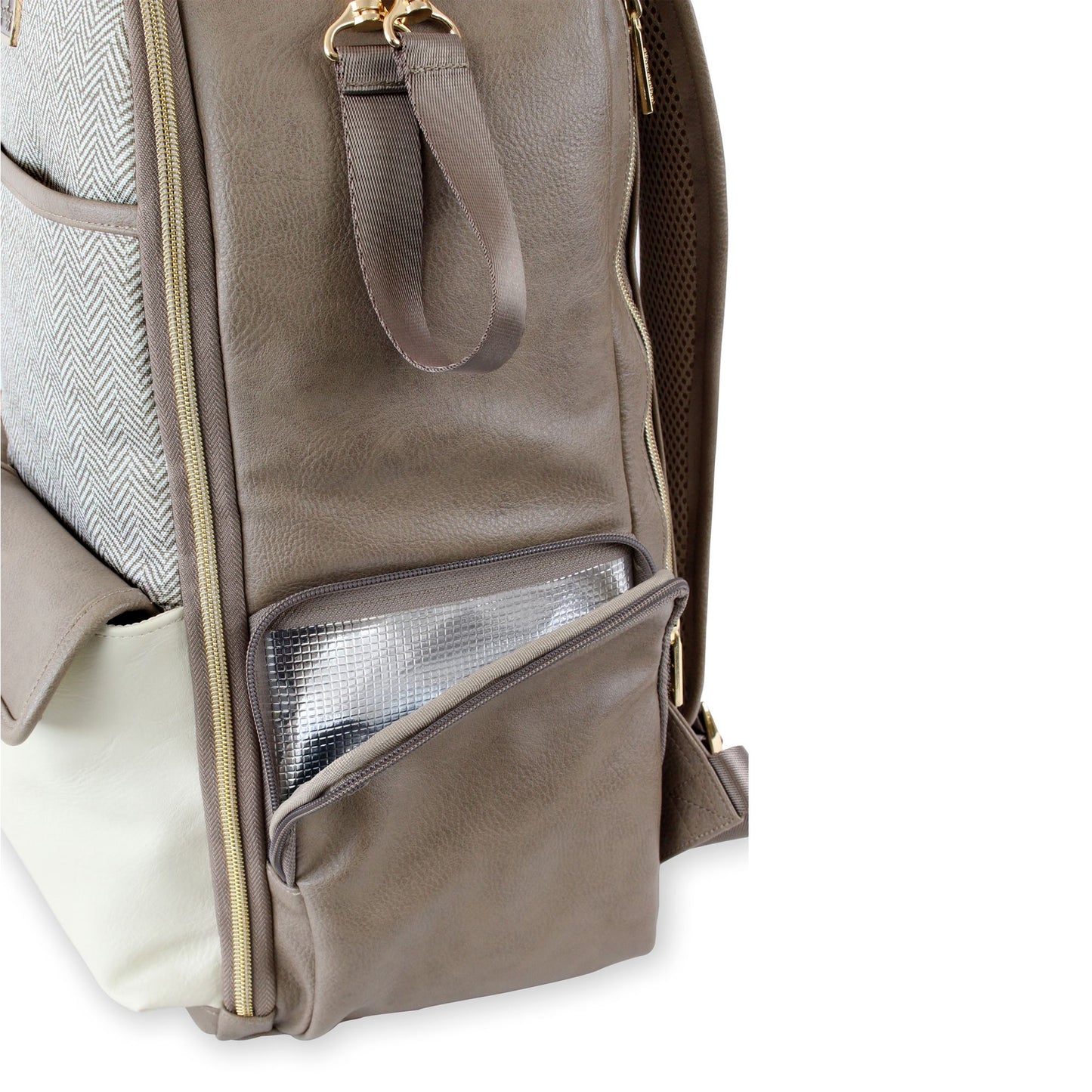 Vanilla Latte Boss Backpack Diaper Bag