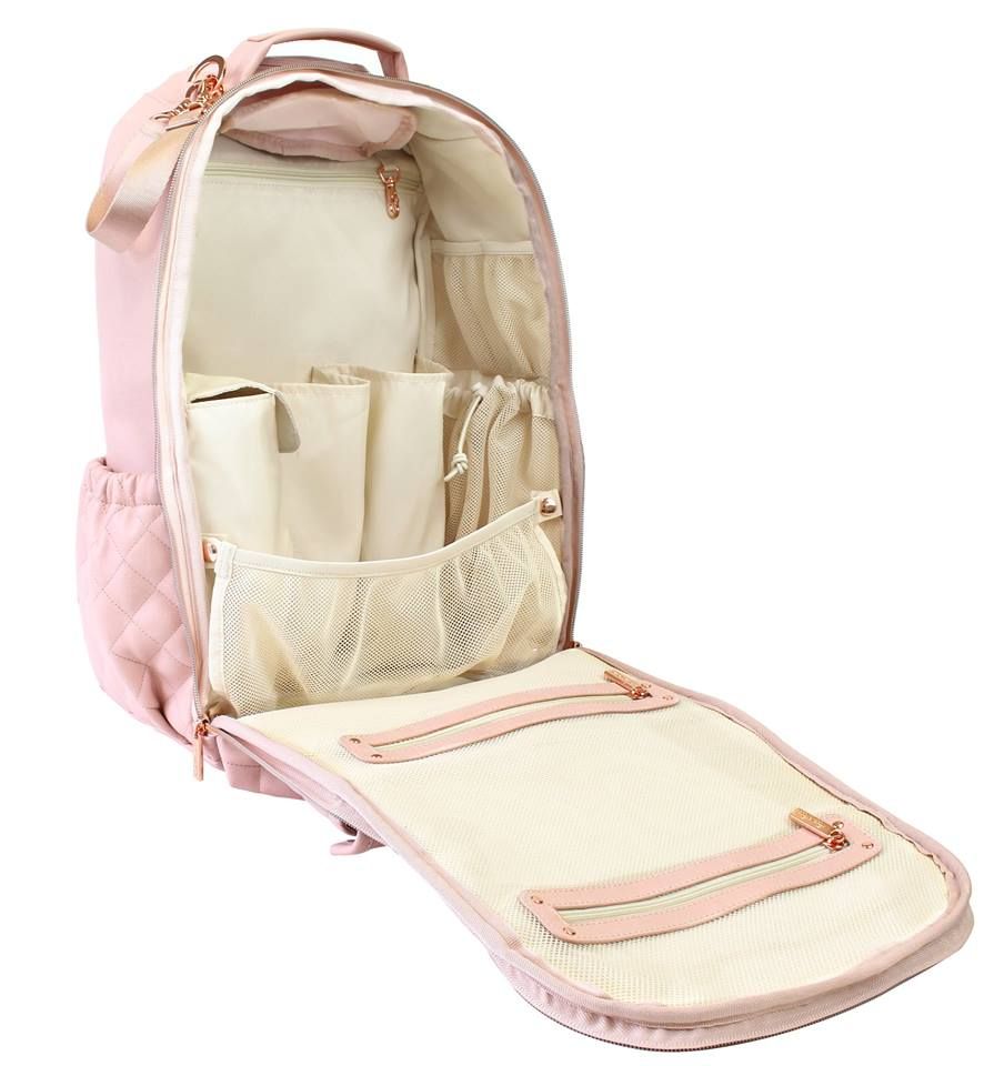 Blush Boss Backpack Diaper Bag