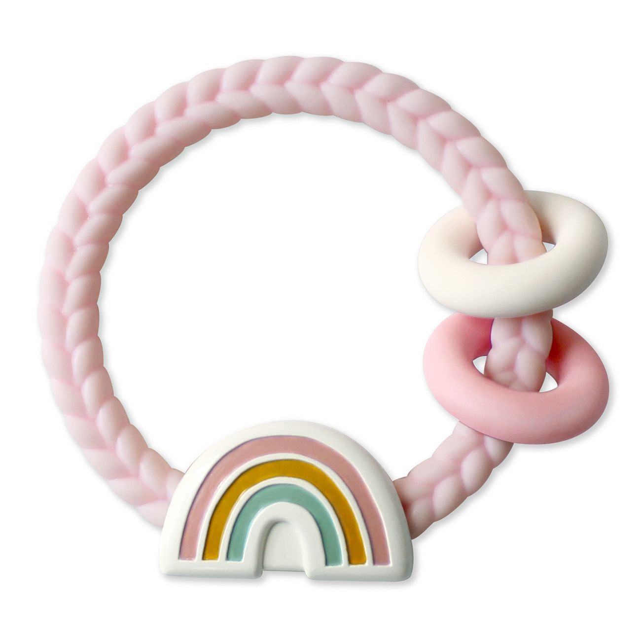 Ritzy Rattle Silicone Teether Rattle (5 colors)