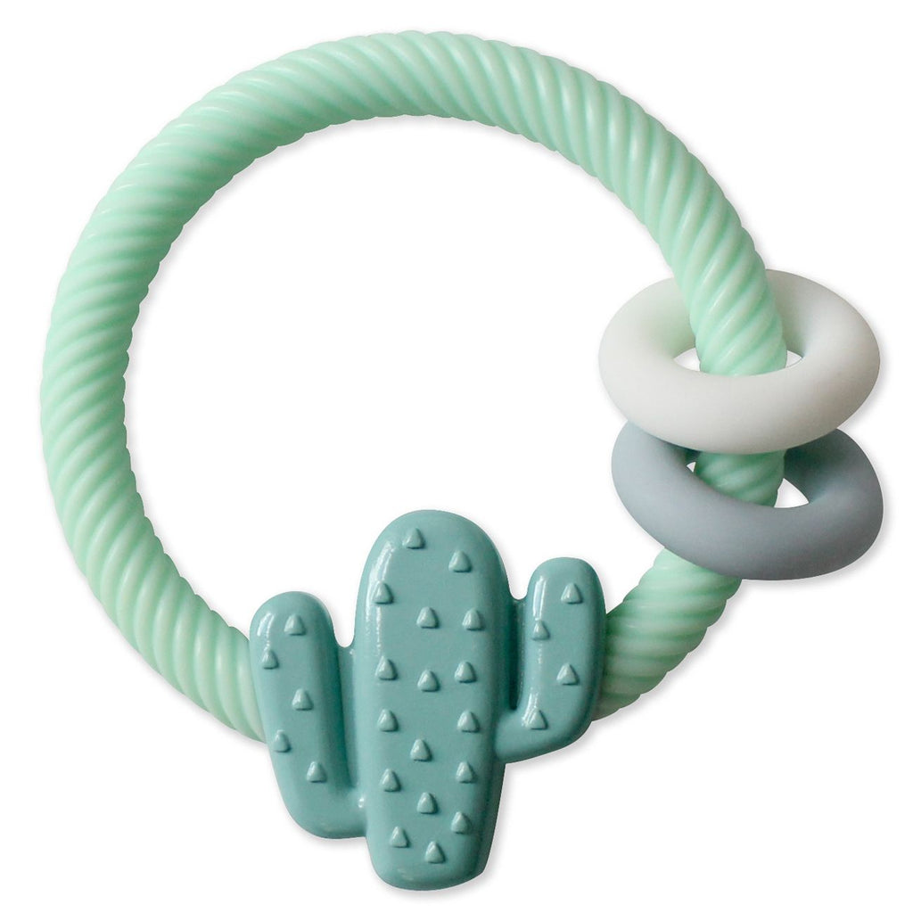 Ritzy Rattle Silicone Teether Rattle (5 colors)