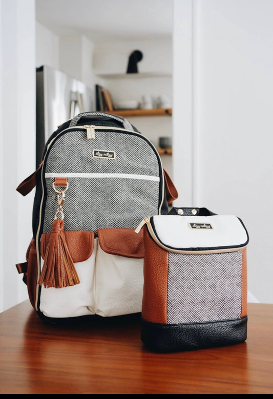 Coffee & Cream Boss Backpack Diaper Bag