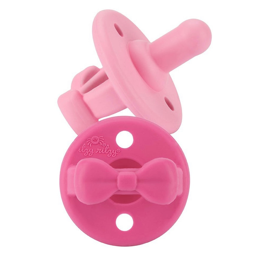 2- Pack Sweetie Soother Pacifier Sets (17 colors)